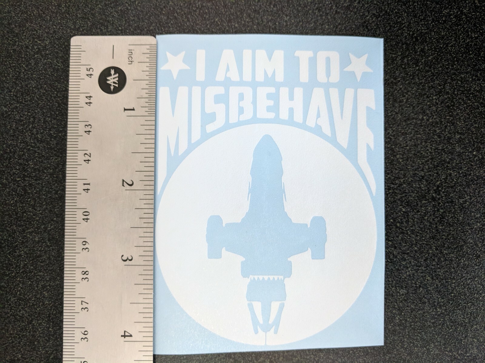 Firefly Inspired Quotes Decal 4Pack: I am a leaf on the wind, I aim to misbehave