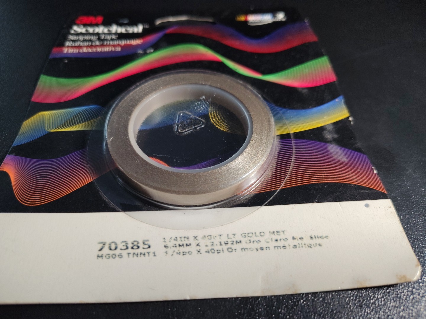 3M Scotchcal 70385 Striping Automotive Stripe Tape 1/4″ X 40 ‘Lt. Gold Metallic