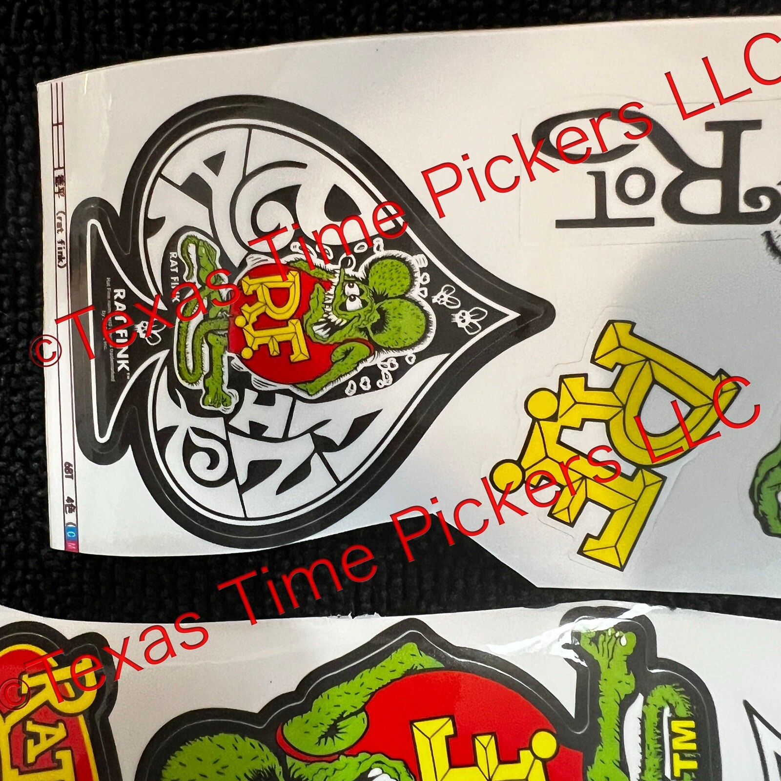 10 Rat Fink Mouse Ed Big Daddy Roth Hot Rod Art Vinyl Decal Sticker Car Truck