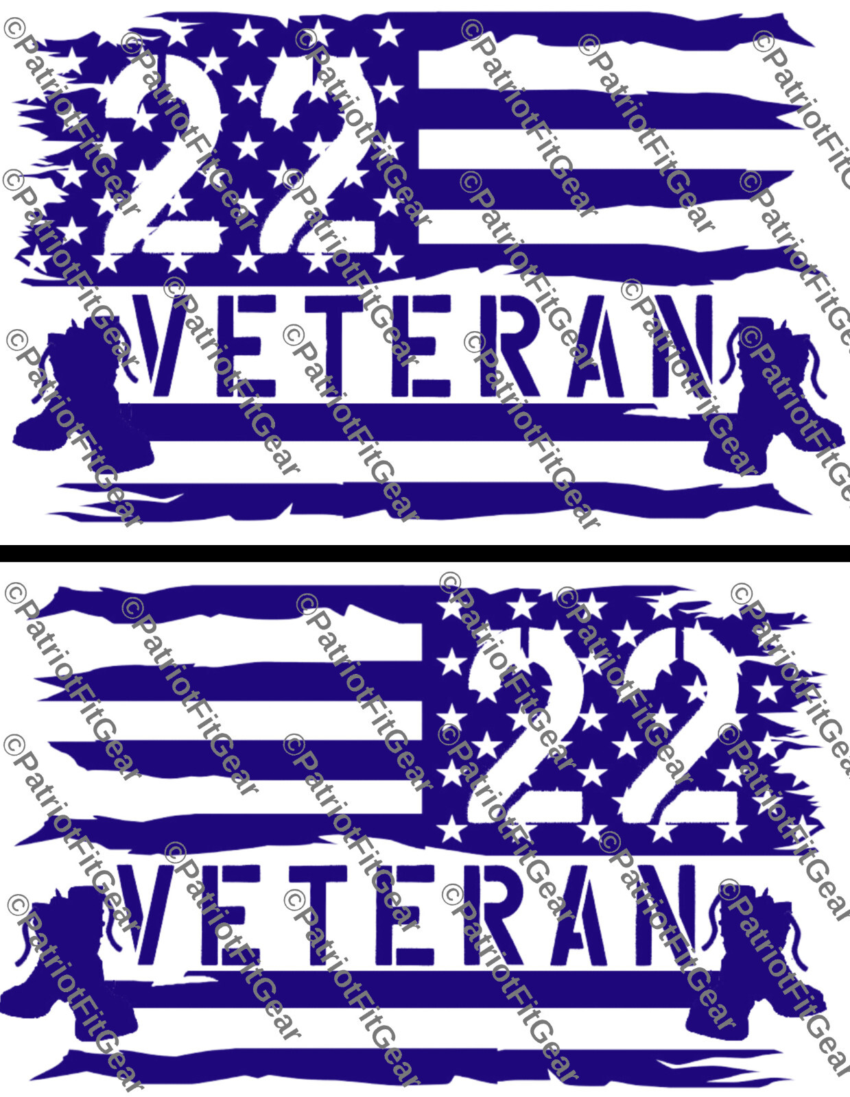 Veteran 22,PTSD The War Within,Support Our Troops,Military,Custom Vinyl Decals