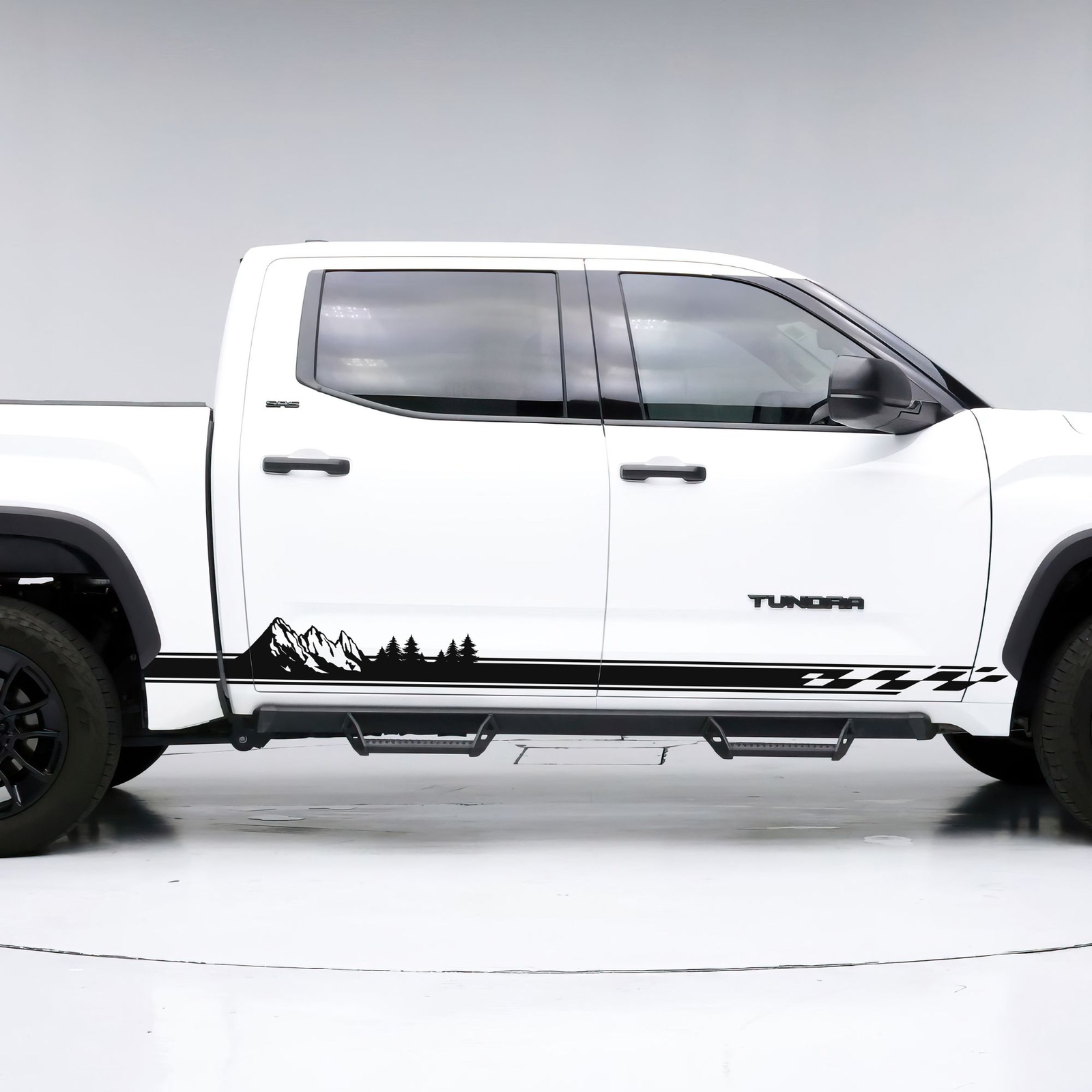 Overland Truck Decal Sticker. Mountain Forest Truck Side Stripes. Universal Fit.