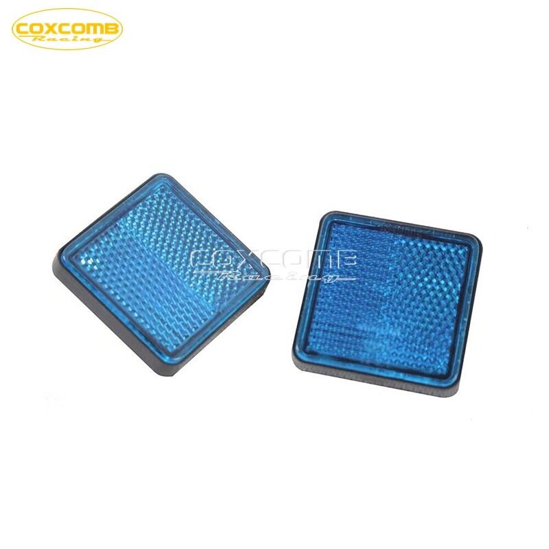 2X Motorcycle Truck ATV LED Rectangle Reflector Tail Brake Stop Light Universal