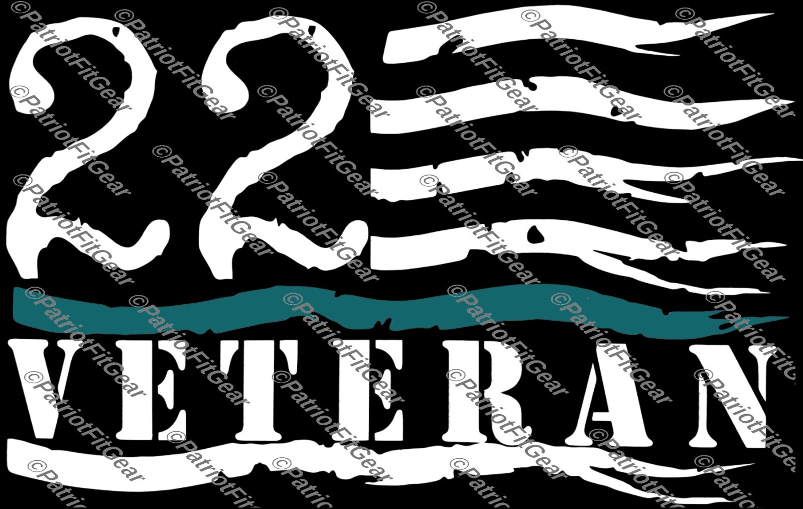 Veteran,22,Flag,Suicide Awareness,PTSD,Military,Support Our Troops,Vinyl Decals