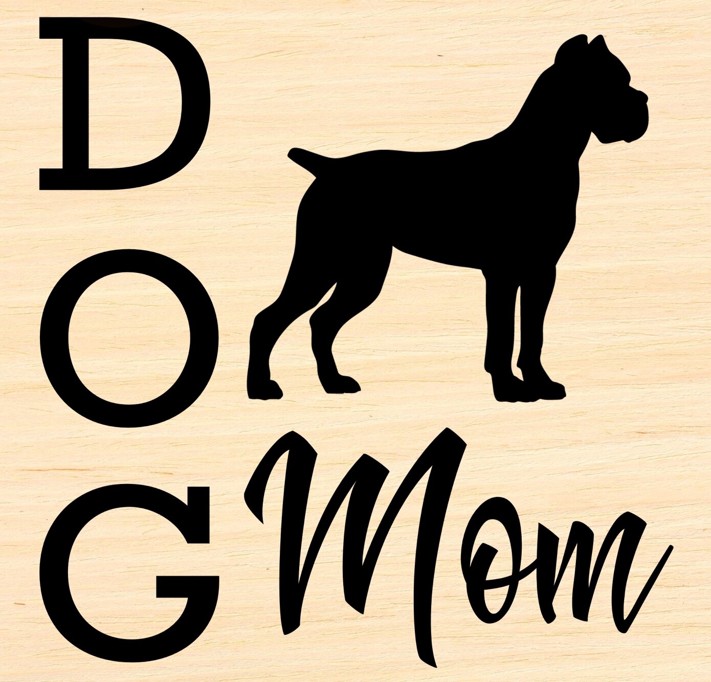 Vinyl Decal Car Signs Sticker You Pick Size & Color – Cane Corso Dog Mom