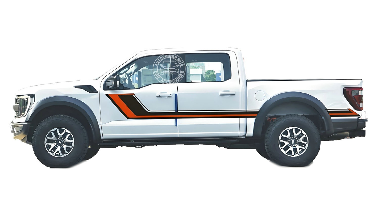 Graphics Racing Stripes Sticker For Ford Raptor F-150 Trunk Side Vinyl Decals