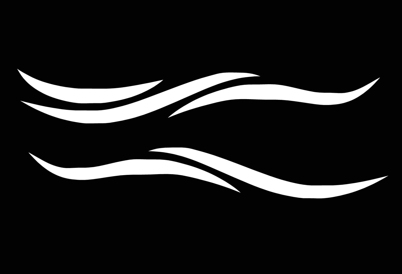 Vinyl Flames Decals Waves Boat Truck Car RV Golf Cart Graphics #6 + Colors