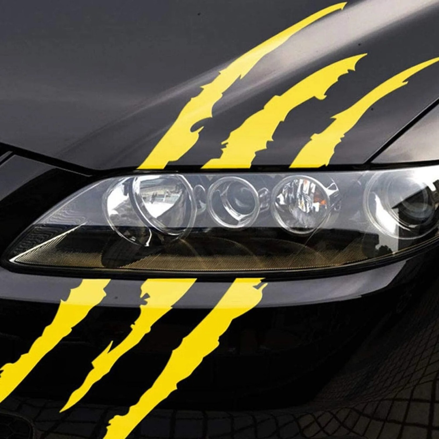 Car Monster Claw Scratch Vinyl Sticker For Car Decal Hood Headlight Decoration