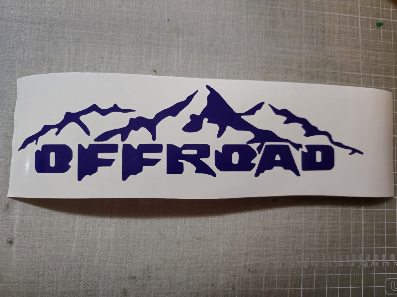 MOUNTAIN RANGE LANDSCAPE OFFROAD Vinyl Decal -Sticker for Car Truck