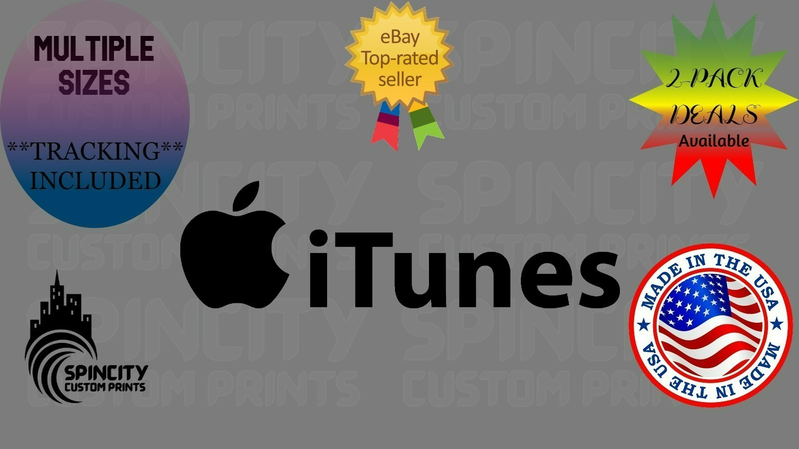 Music Vinyl Decal Phone Laptop Bumper Sticker Multiple Sizes