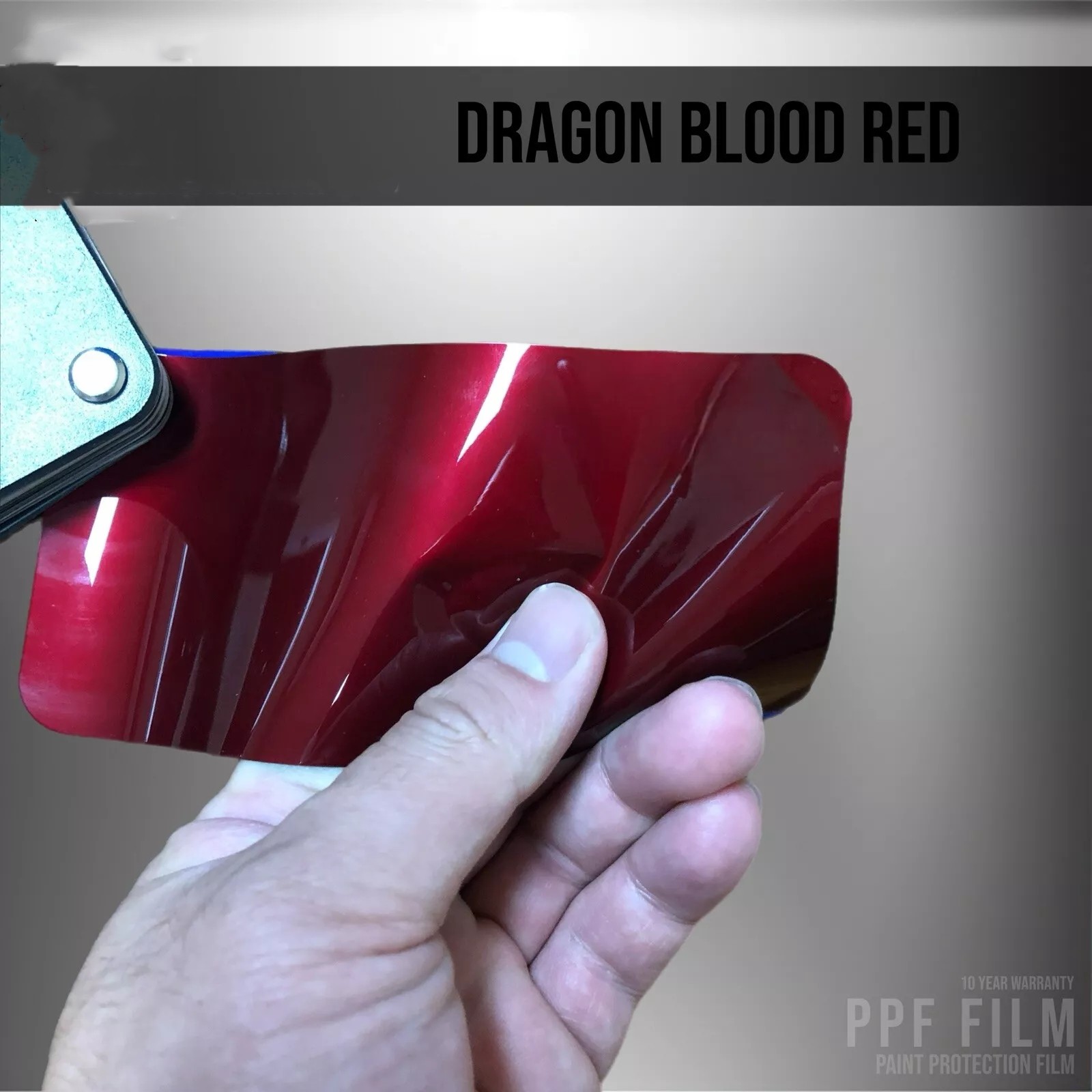 Cybertruck DIY PPF Paint Protection Film Color Change Gloss Dragon Blood Red