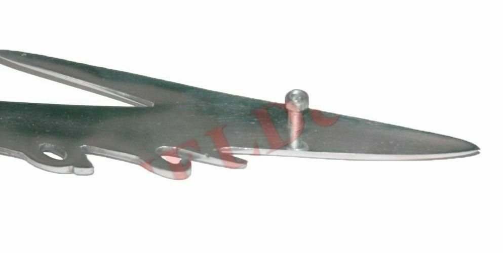 New Pair Left Right Chrome Plated Pontiac Scripted Badges For Morris