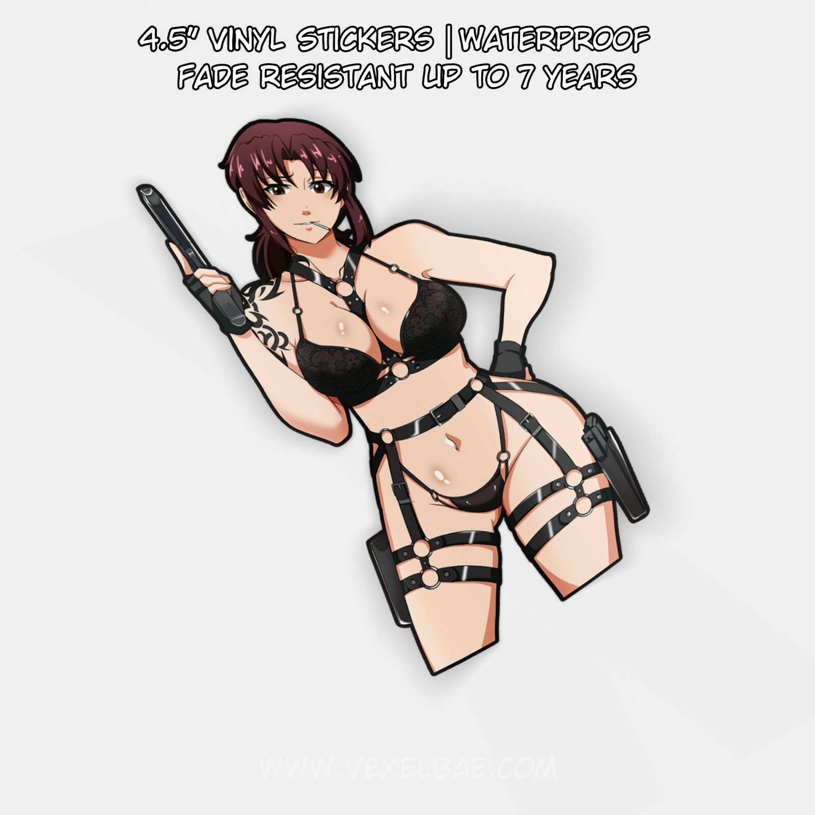 Black Lagoon – Rebecca Lee (Revy) | Anime Otaku Weeb JDM Vinyl Decal