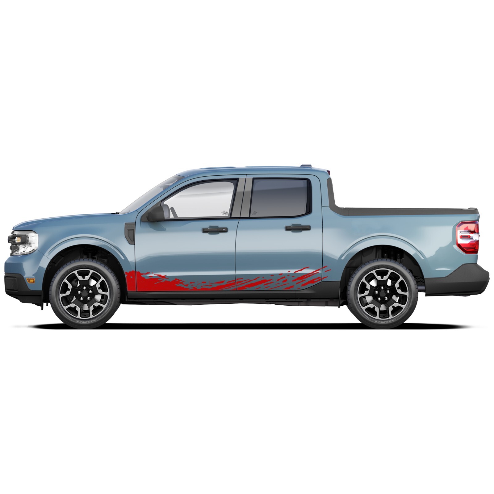 Lower side splash graphics stickers decals compatible with Ford Maverick