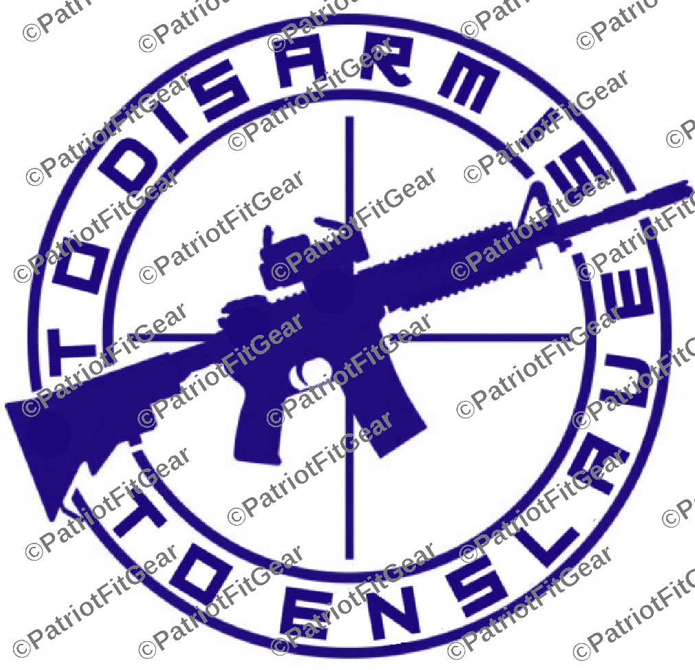 To Disarm Is To Enslave,Molon Labe,Gun Rights,We The People,Custom Vinyl Decal