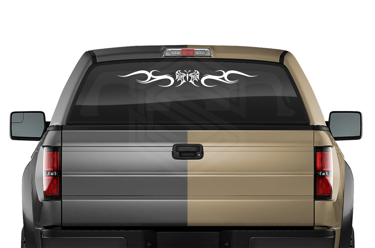 134-03 BUTTERFLY Decal Sticker Windshield Window Vinyl Car Truck SUV Design