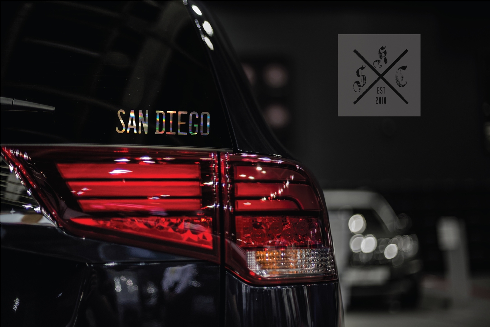 SAN DIEGO CA car DECAL Sticker [weatherproof- fade resistant- SD17DEAL]