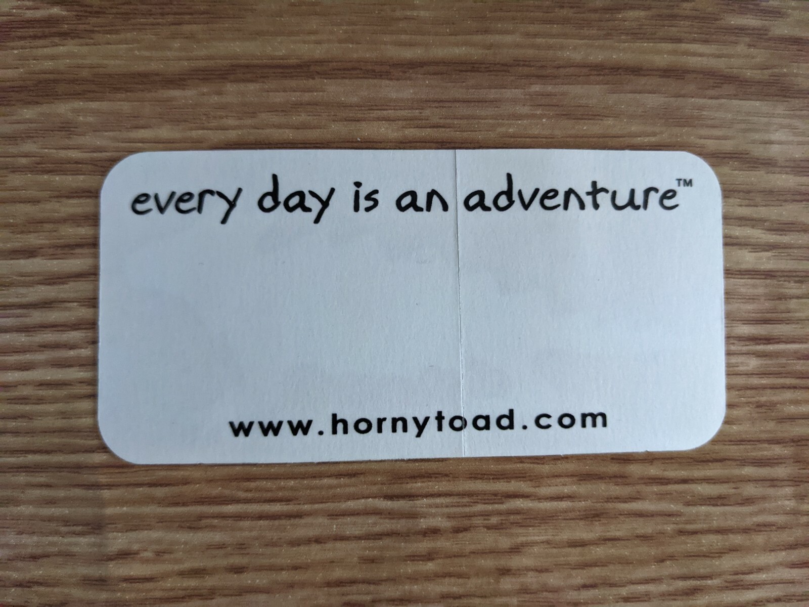 Horny Toad Blue Sticker Decal 1.5″ h x 3″ w NEW