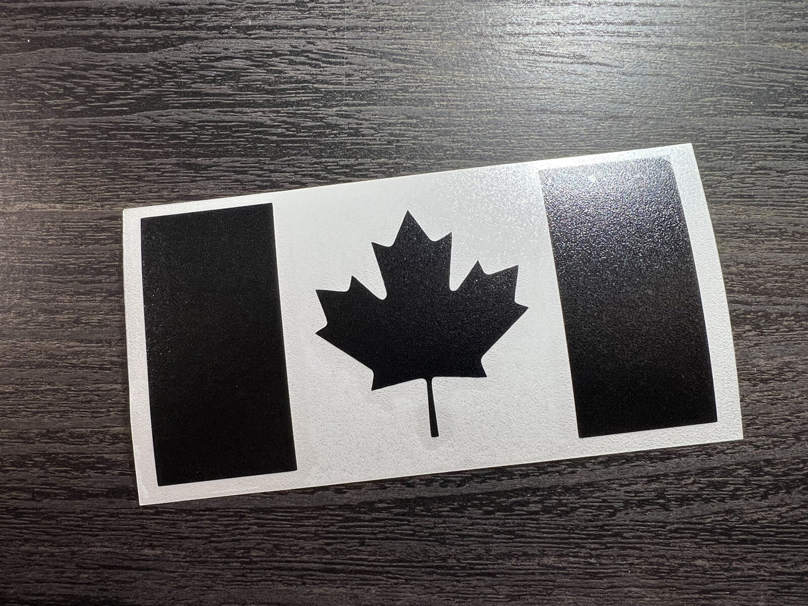 Canada Flag Decal | Maple Leaf Canadian Car Window Door Bumper Vinyl Sticker