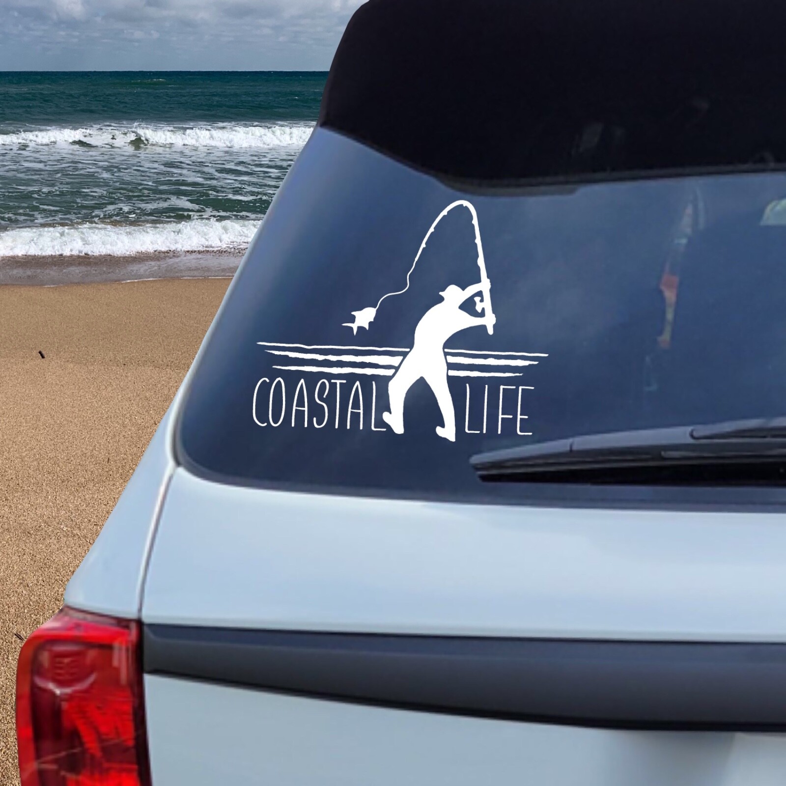 Fishing Decal for Surf Fishermen