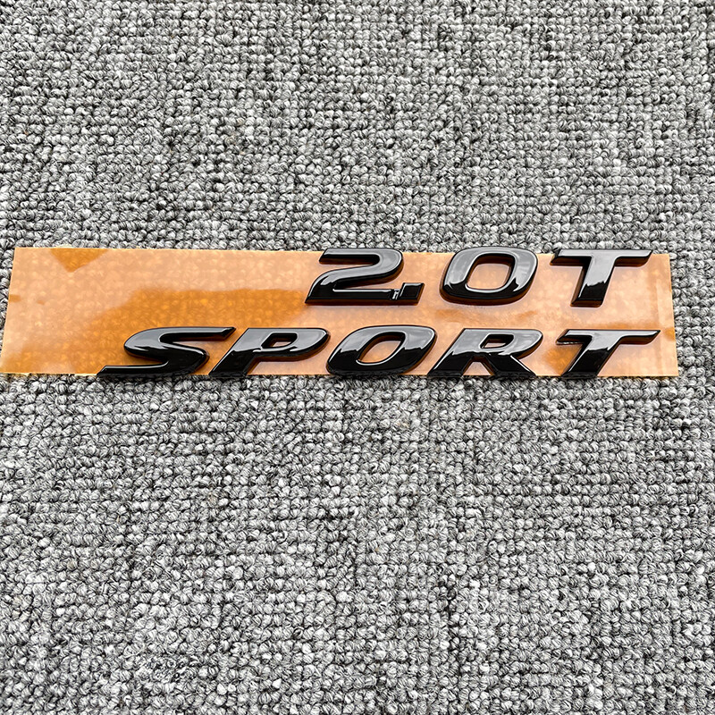 FOR Honda 2018-2022 Accord Gloss Black 2.0T Sport Emblem Set