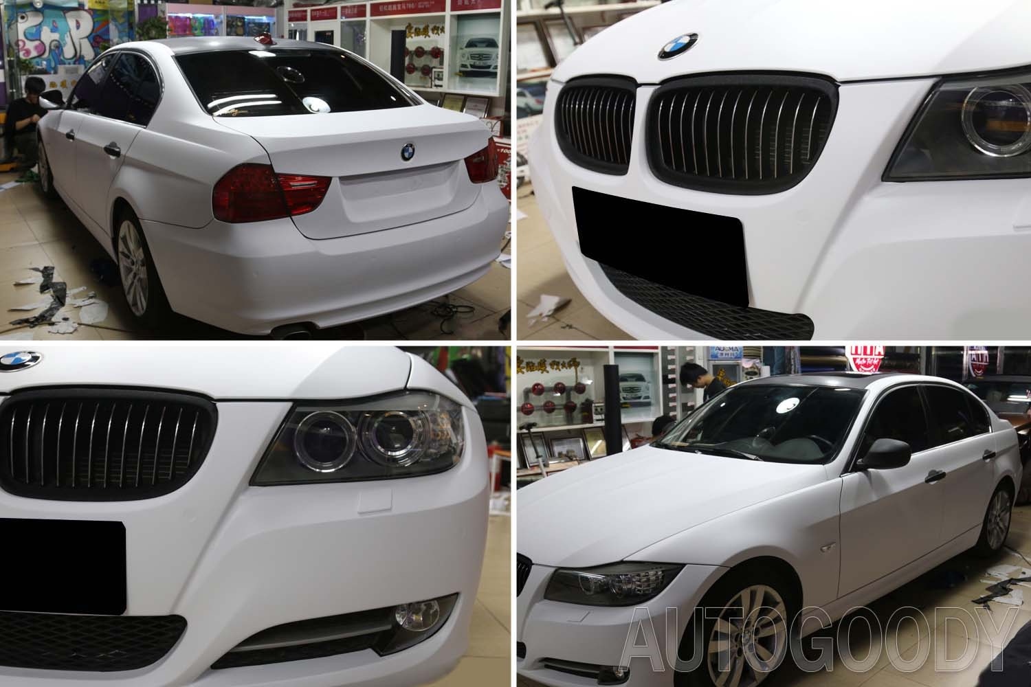 108″x60″ Matte Flat White Vinyl Film Wrap Sticker Decal Bubble Free Air Release