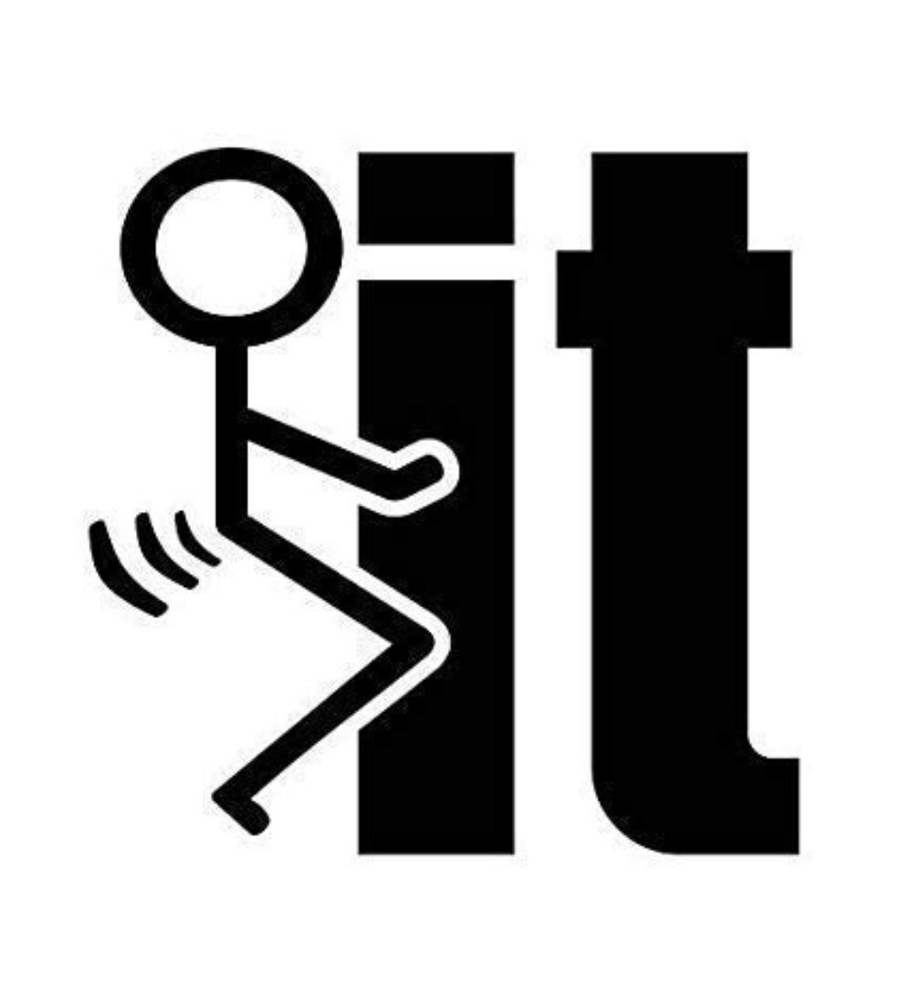 F*ck It/F It-Decal Sticker For Car 4.5 x 5” Funny Sticker, Permanent Vinyl