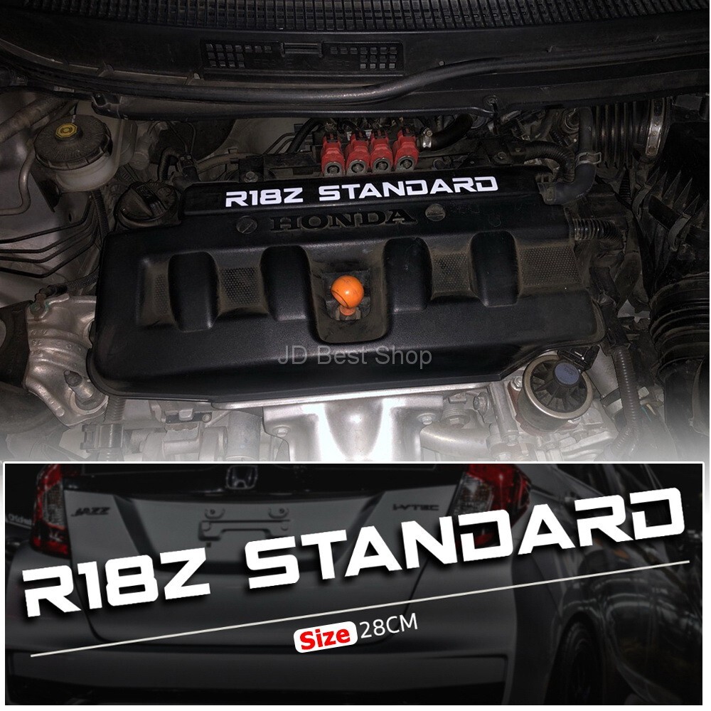Sticker Diecut JDM Vinyl R18Z STANDARD For HONDA Civic FD FB Car racing Style RS