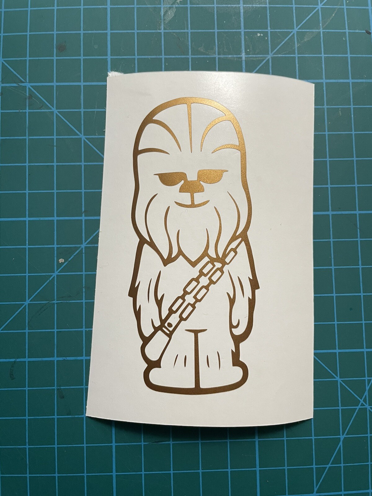 Star Wars| Chewy|Animated|Cute Chewbaca|Vinyl Decal|You Pick Color|CP30|R2D2|