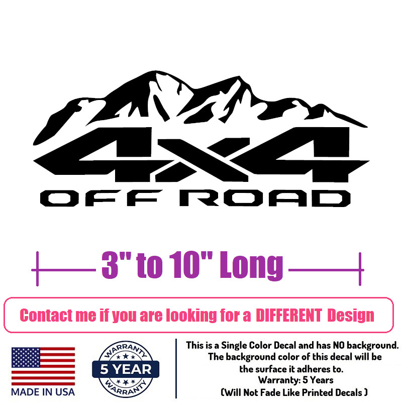 4×4 Vinyl Decal Sticker | Off-Road Truck Crawler [5]
