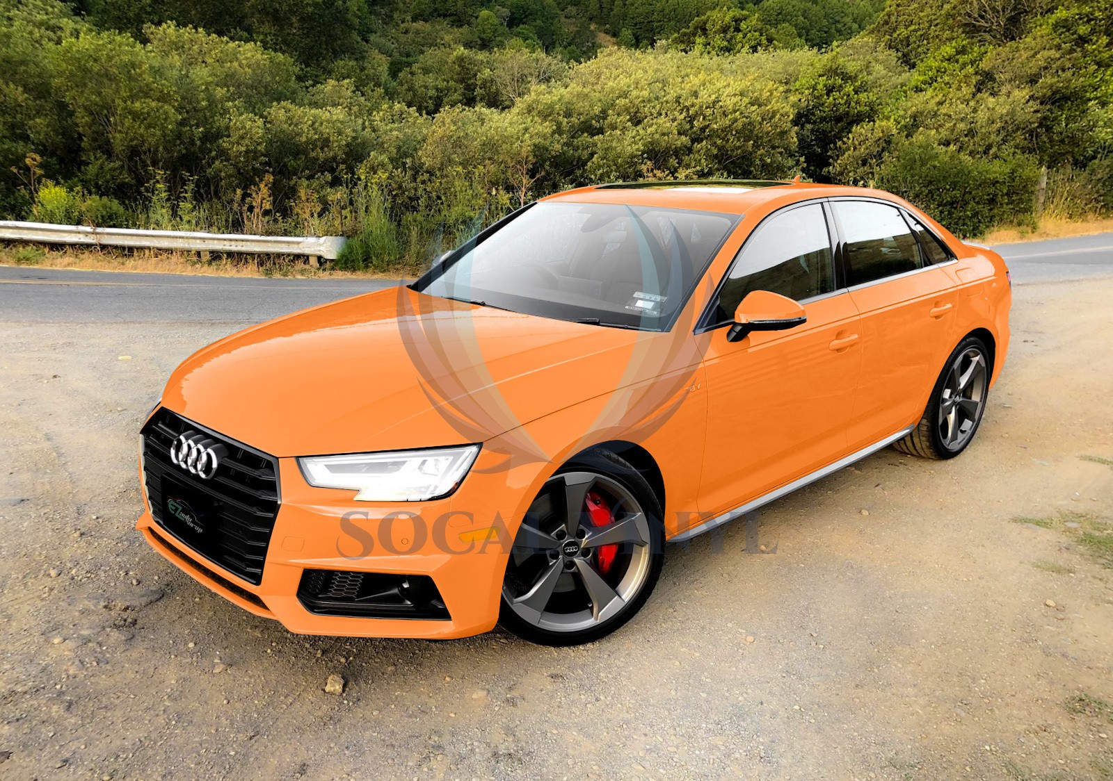 Genuine 3M 2080 G54 Gloss Bright Orange Vinyl Wrap Vehicle Film Decal Sheet Roll