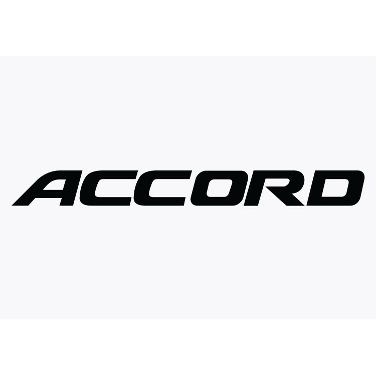 (2) HONDA ACCORD Vinyl Decal Sport Sticker Turbo JDM Custom Type R