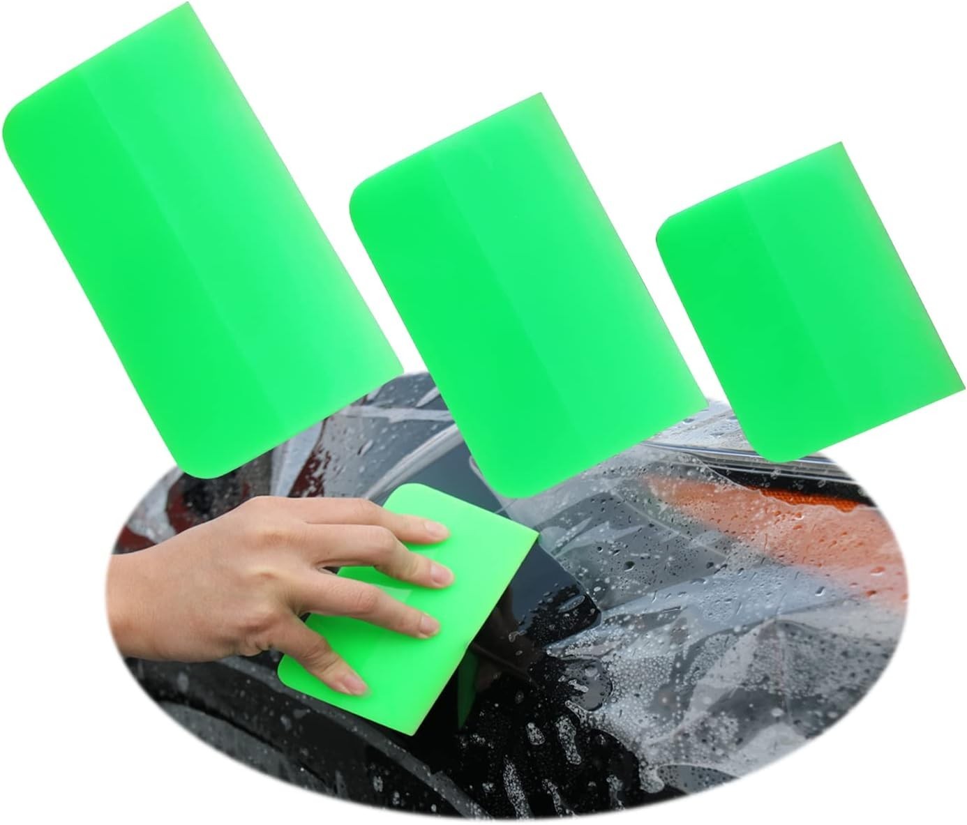 Versatile Green Squeegee – 5.51″ for Vinyl Film Installation & Cleaning