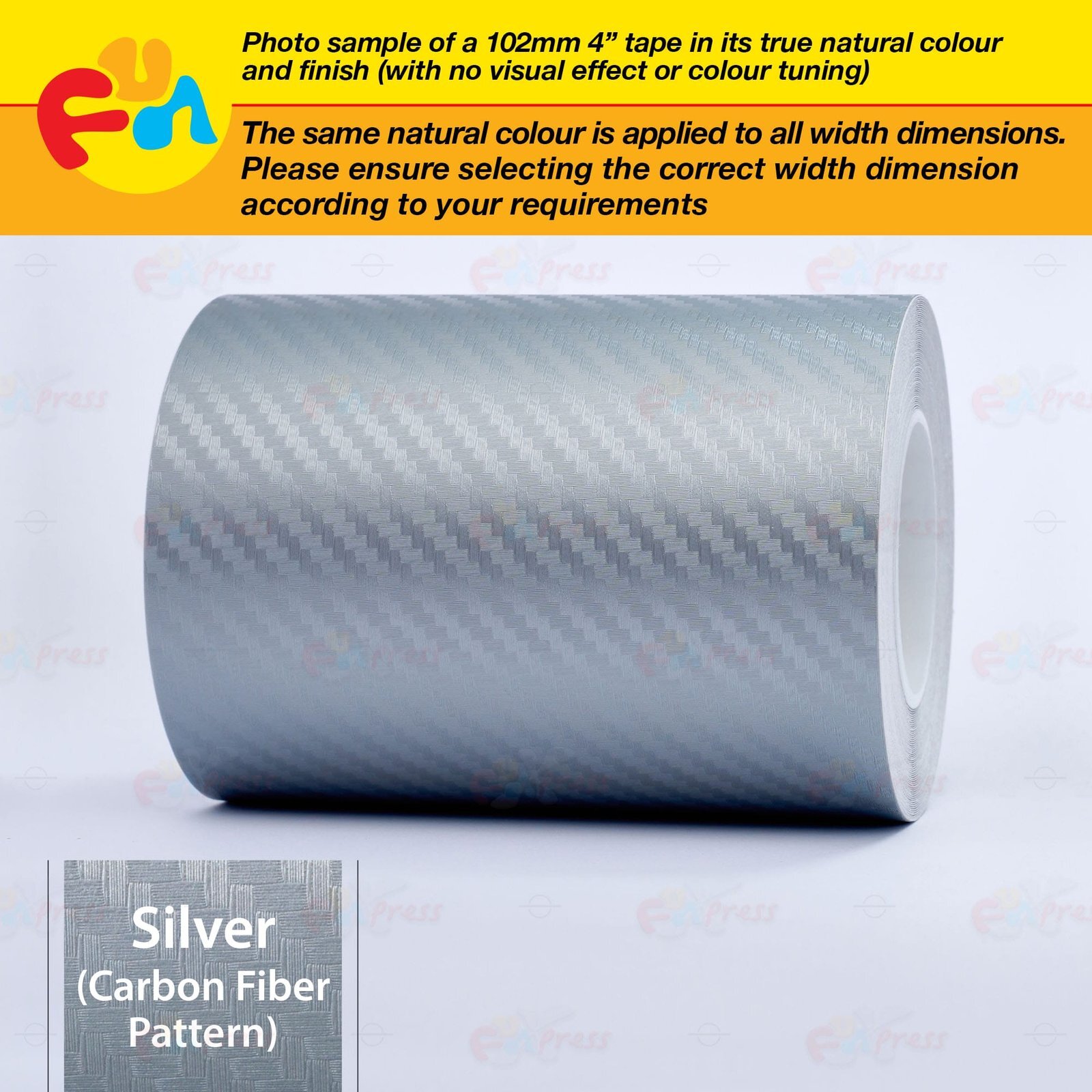 CARBON FIBER SILVER 1/4″ PIN STRIPE Car Model Motorcycle TAPE Vinyl Sticker 6mm