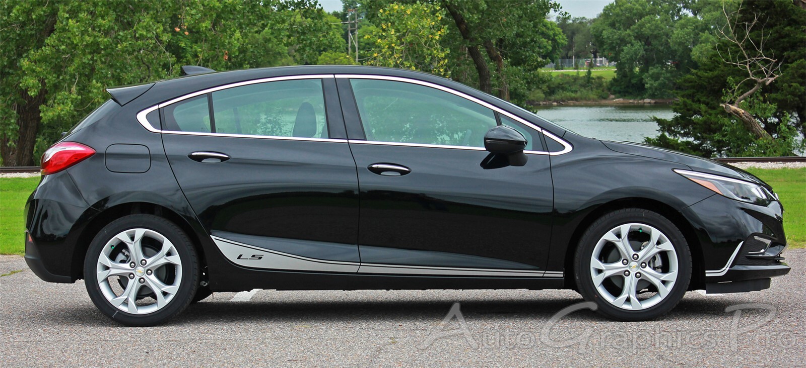 2016-2019 Chevy Cruze Stripes Rocker Decals SPAN 3M Vinyl Graphic Door Kit