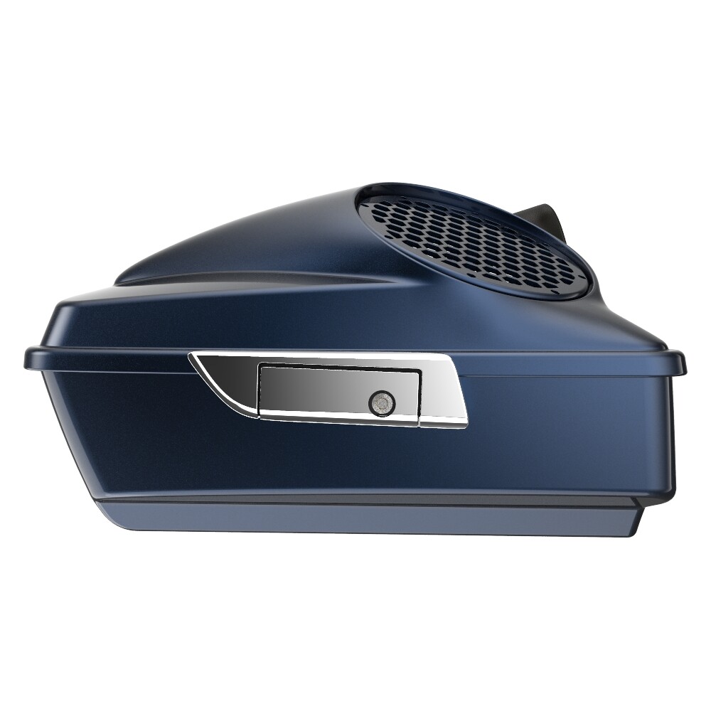 Midnight Blue 8” Speaker Lids For Advanblack/Harley Chopped Tour Pack