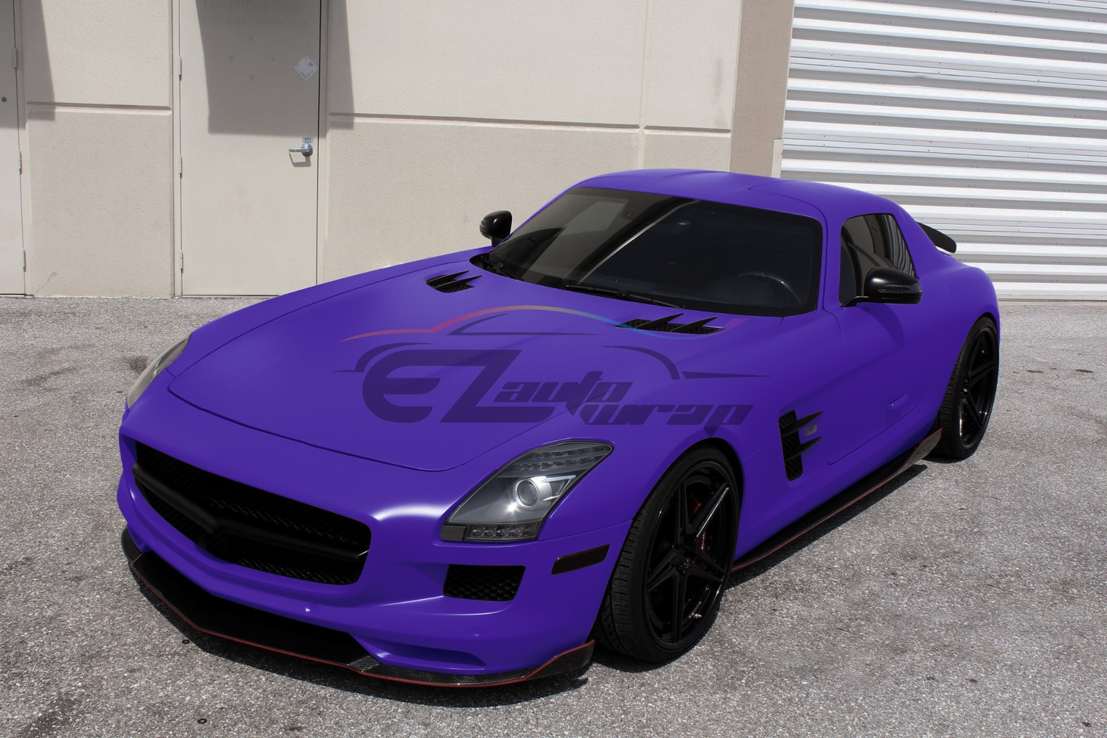 Premium Satin Purple Matte Flat Vinyl Wrap Sticker Film DIY Decal Bubble Free