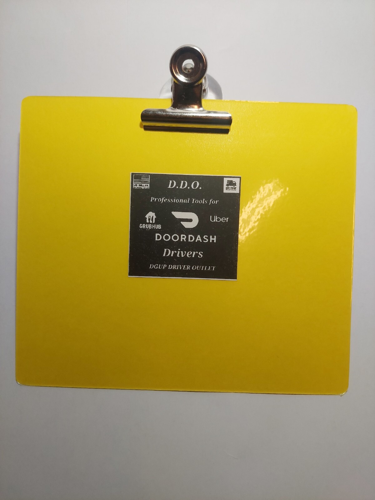 A+ Be Right Back Delivery DD Sign + Mount Eco-Friendly Thermal Printing 6×7″