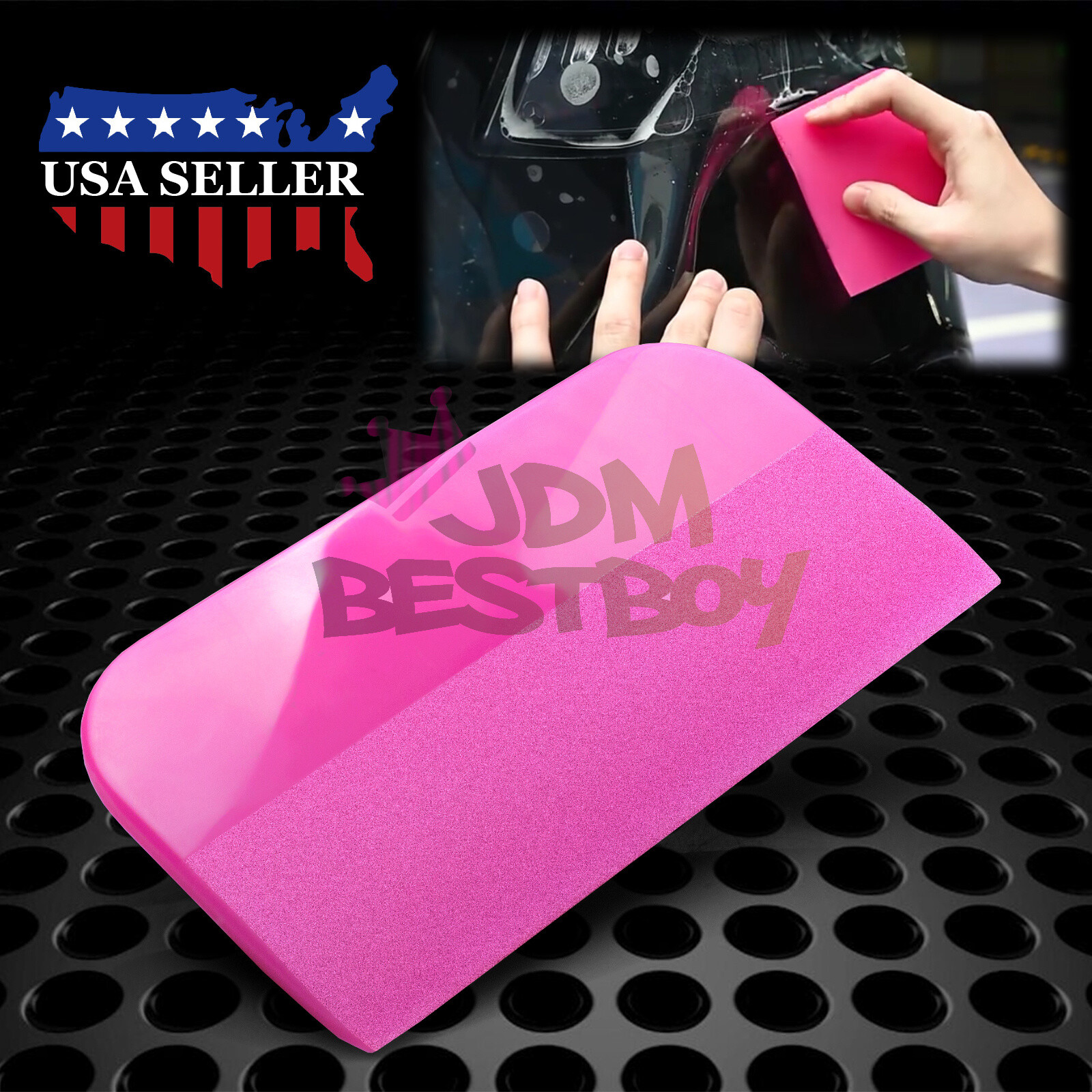 TPU/PPF Paint Protection Film Car Window Tint Scraper Application Pink Squeegee