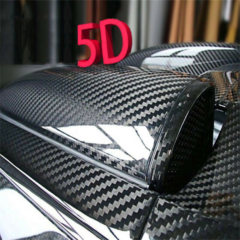 Car 5D Rollo De Vinilo Fibra Carbono Para Exterior Calificado Auto Coches Vinil