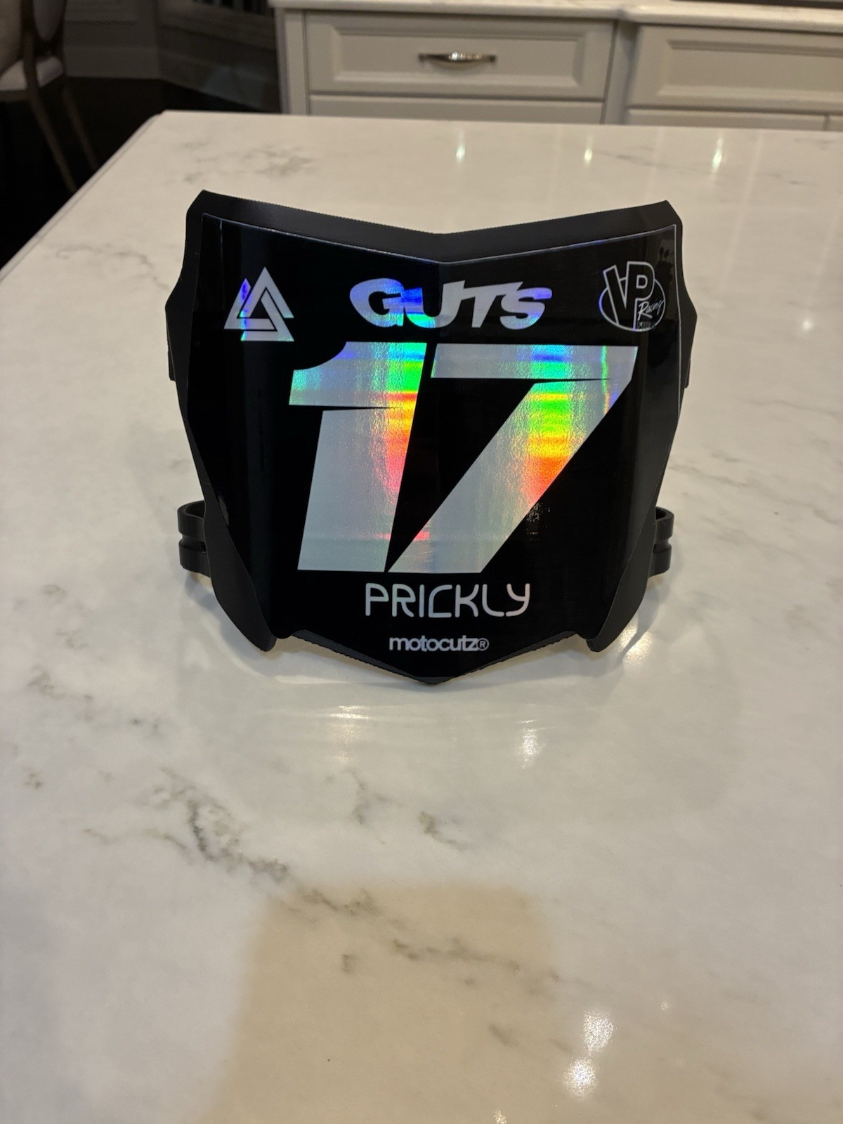 Motocutz Plate With Decal Mini Plate With Decal Included