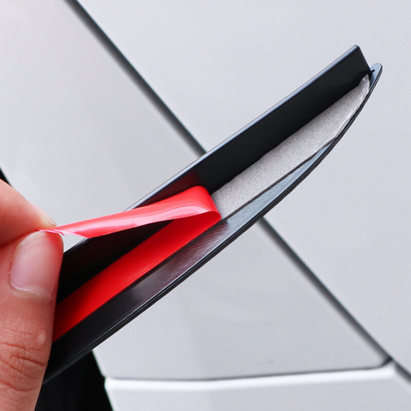 Universal Car Wheel Eyebrow Arch Protector Trim Lips Fender Flares Carbon Fiber