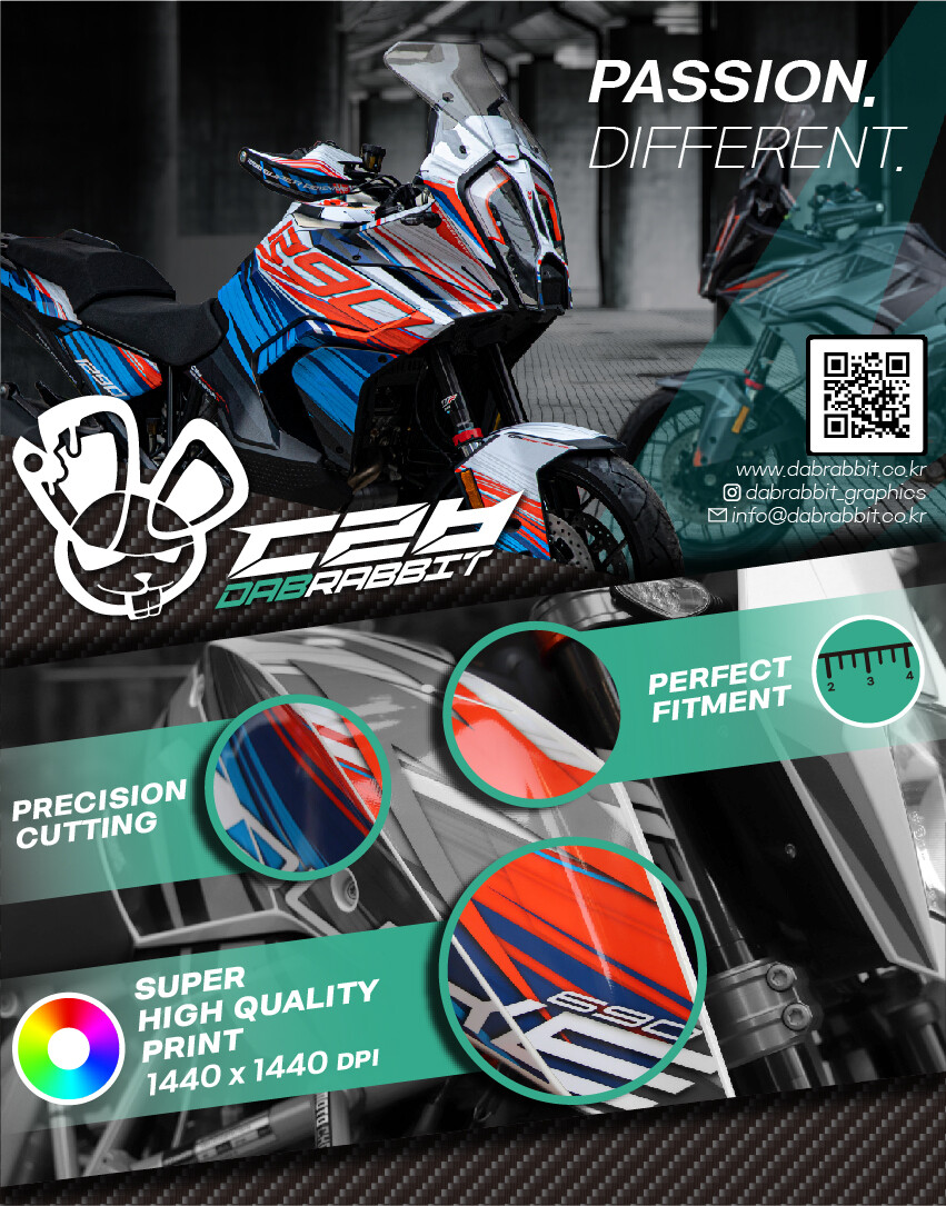 NEW Graphic kit for SUZUKI V-STROM 650 (2017~) Full Decal Sticker Kit (SZ-BR)