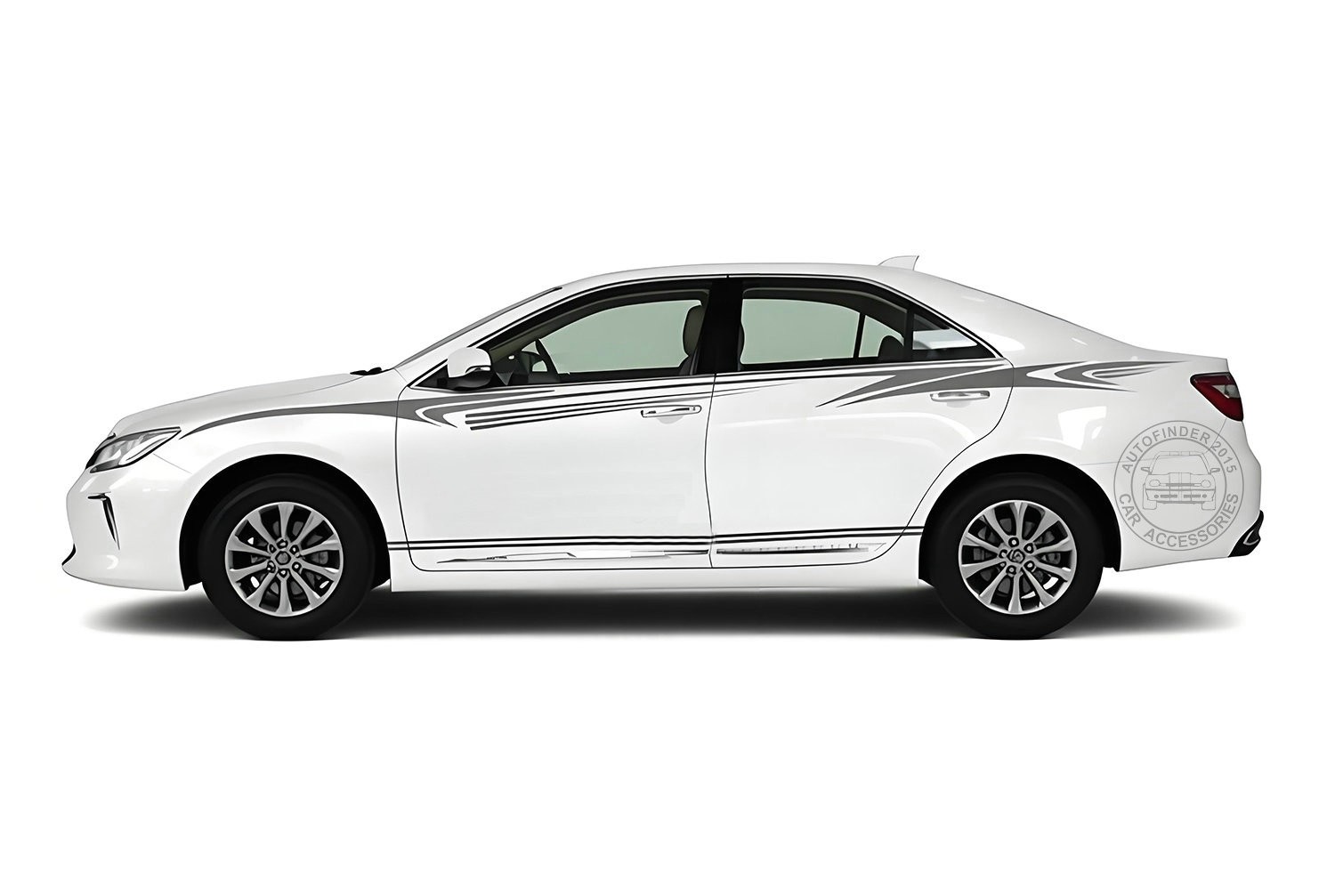 Graphics Vinyl Car Sticker For Toyota Camry Waist Line Stripe Side Skirt Decals