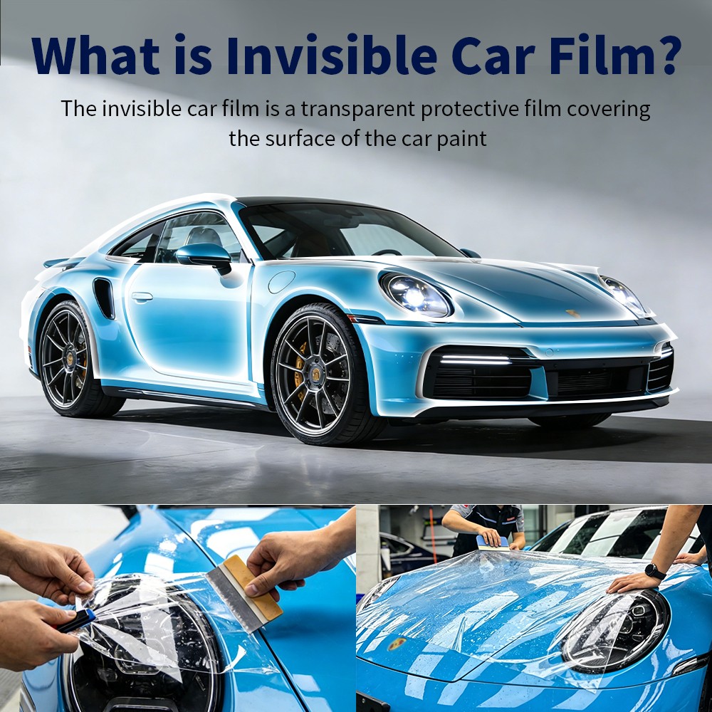 PPF 7.5mil Clear Paint Protection Vinyl Film Wrap Gloss TPU Car Scratch US