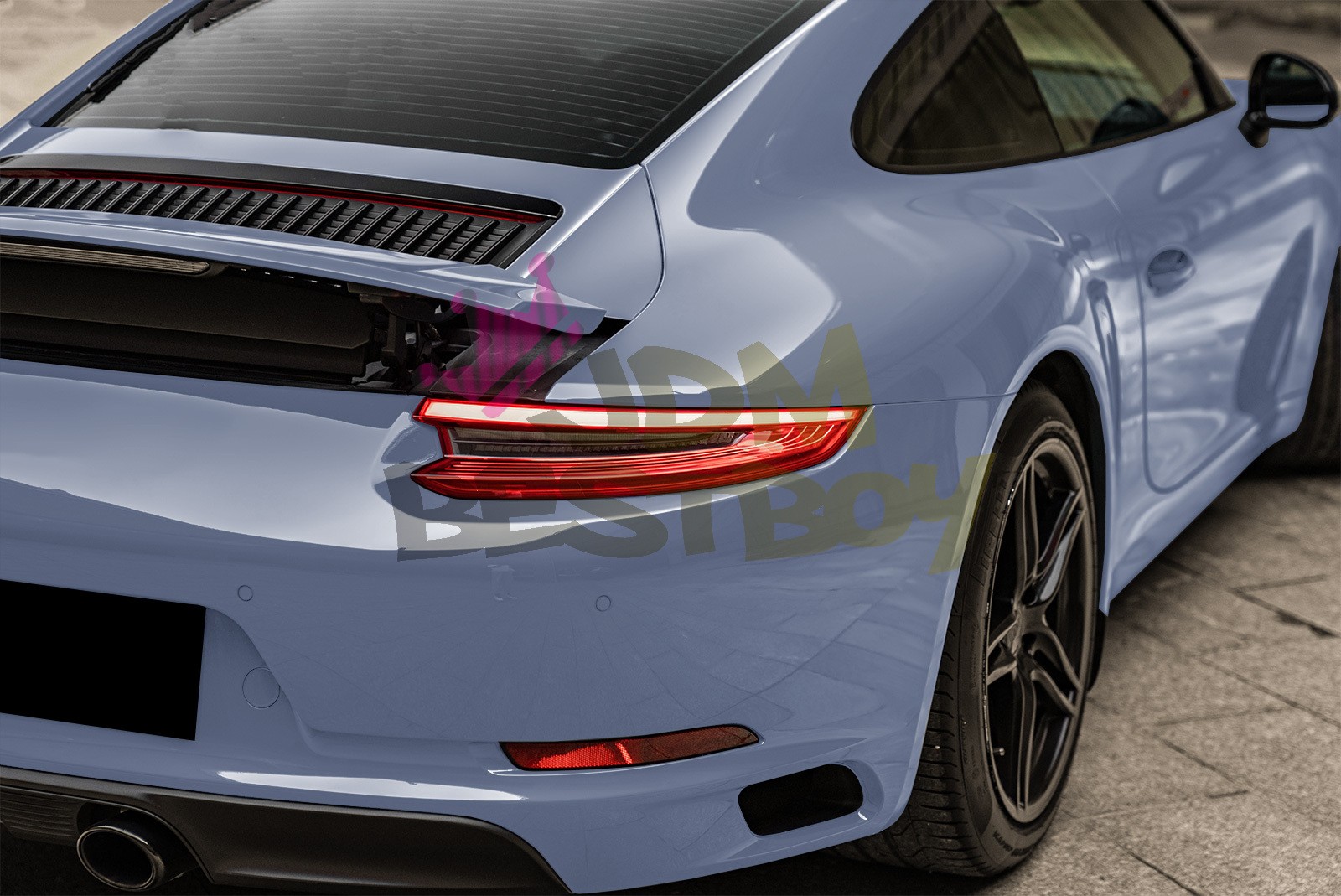 2pcs 4″x8″ Sample PPF Paint Protection Gloss Space Gray Invisible Scratch Shield