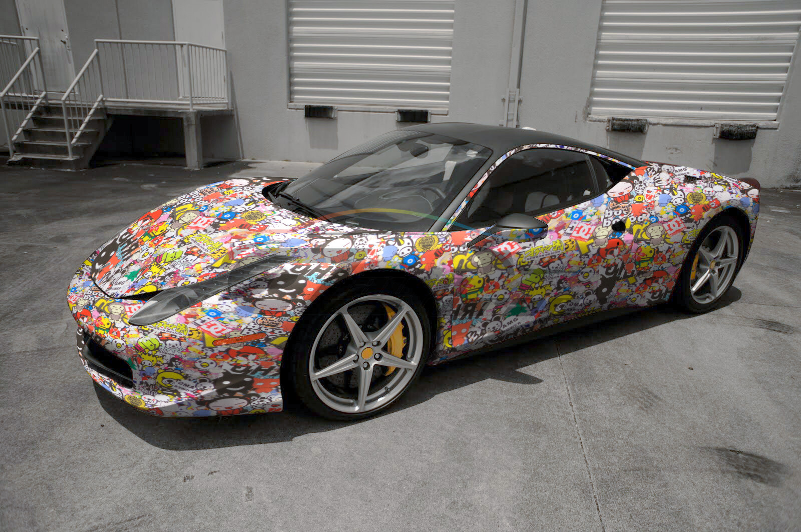 【Sticker Bomb】 Vinyl Wrap Decal Film Graffiti Cartoon JDM USDM Sheet DIY #194