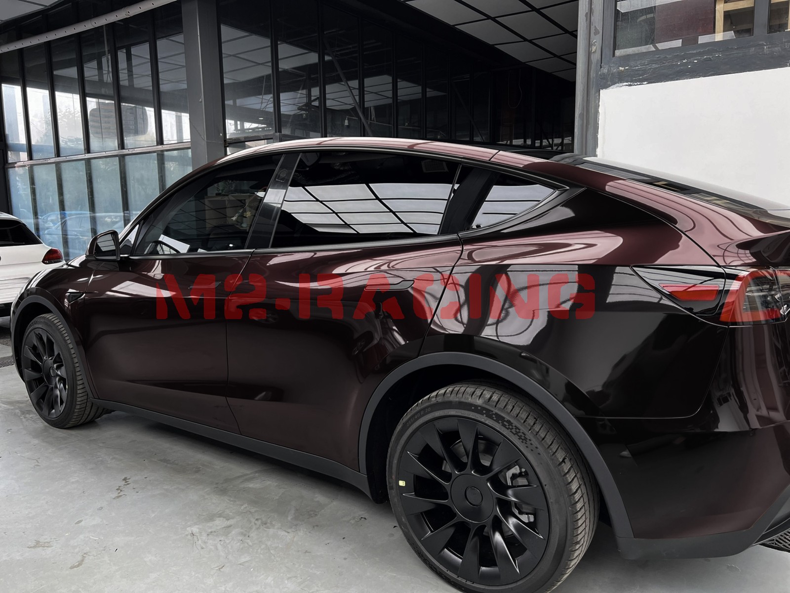 Galaxy Dust Gloss Midnight Red PPF TPU Paint Protection Film Dry Wet Vinyl Wrap