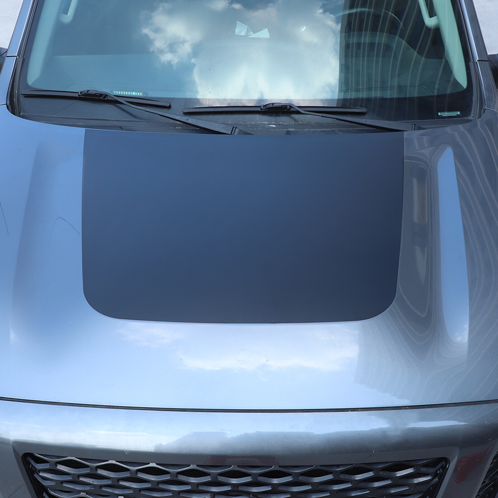 Black Car Front Hood Decal Decorative Sticker Vinyl For Nissan Titan 2016-23 US
