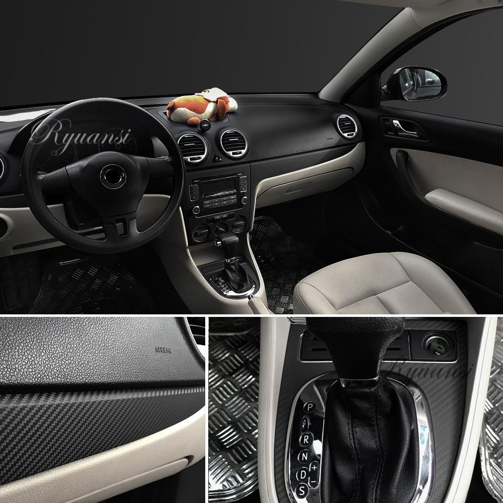 3D Carbon Fiber Matte Texture Car Vinyl Wrap Sticker Decal Film Sheet Decor DIY