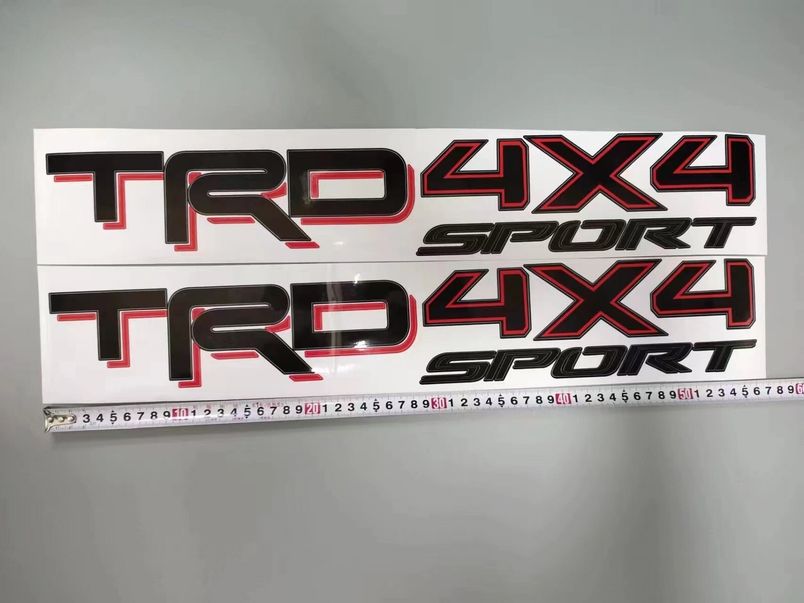 2PCs TRD 4×4 Sport Decal Set 2016 – 2020 Tacoma Tundra Truck Sticker Red Black